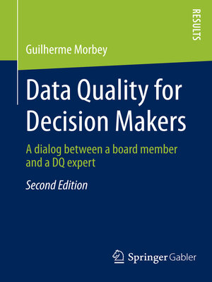 cover image of Data Quality for Decision Makers